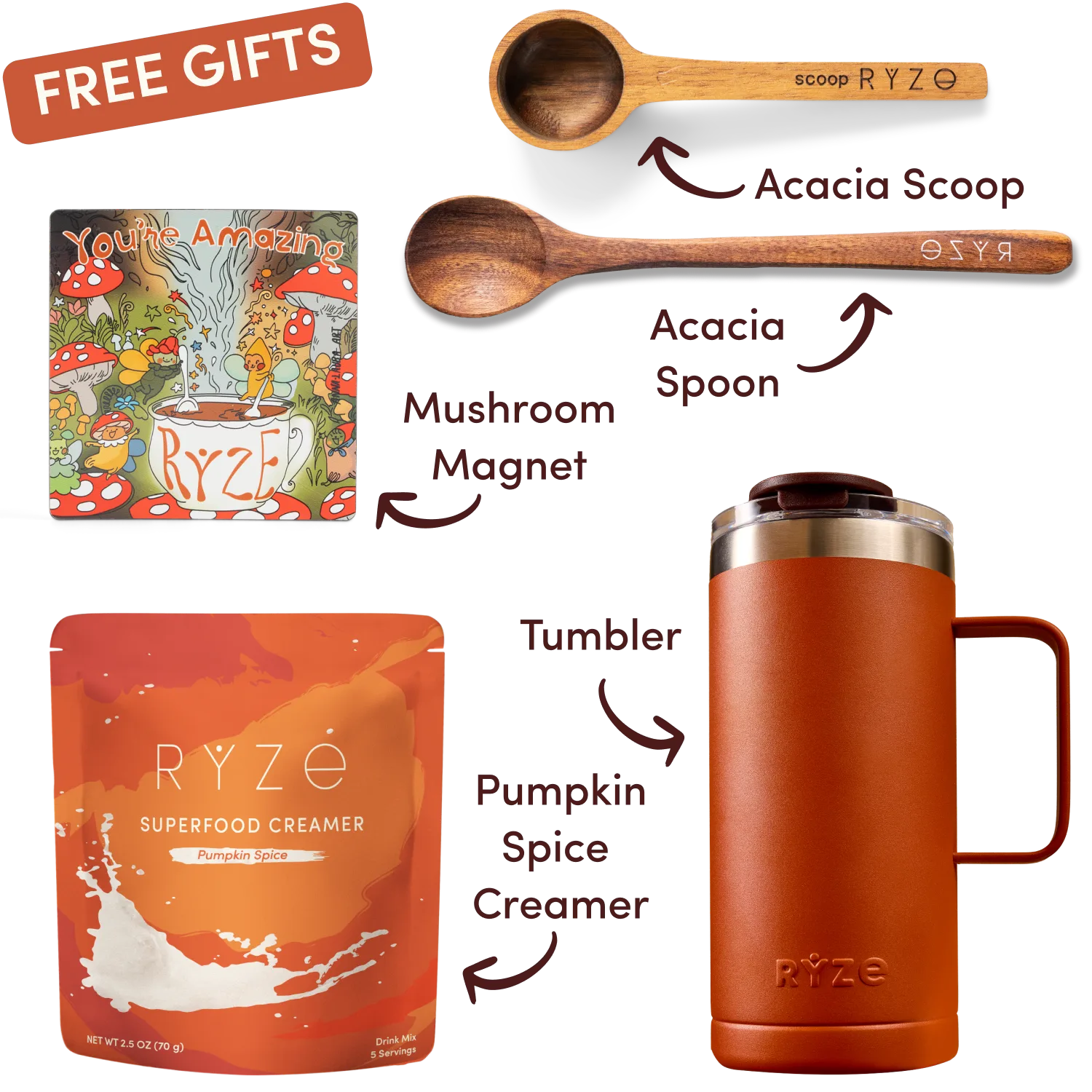Free gifts included with this bundle